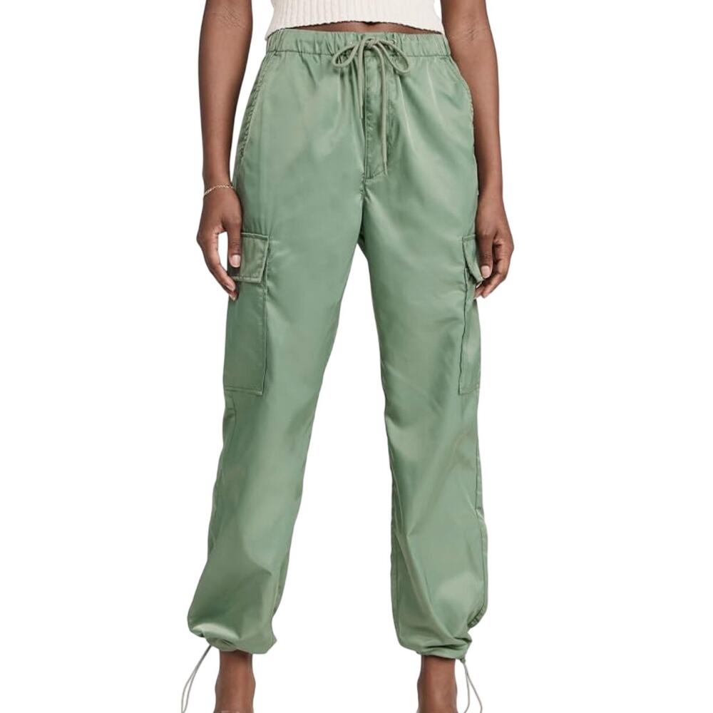 Pistola Jade Cargo Light Green Buff Drawstring Cuff Utility Streetwear Pants